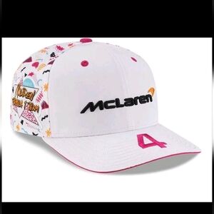 McLaren Racing F1 2025 Special Edition Lando Norris Miami GP Hat White